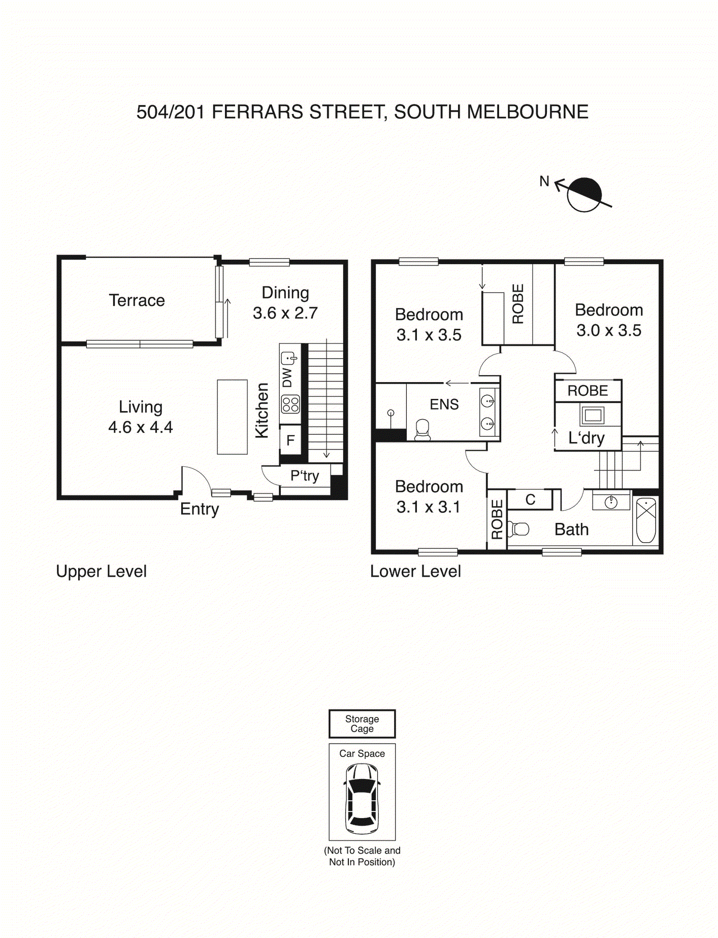 504/201 Ferrars Street, South Melbourne VIC 3205 - Floorplan