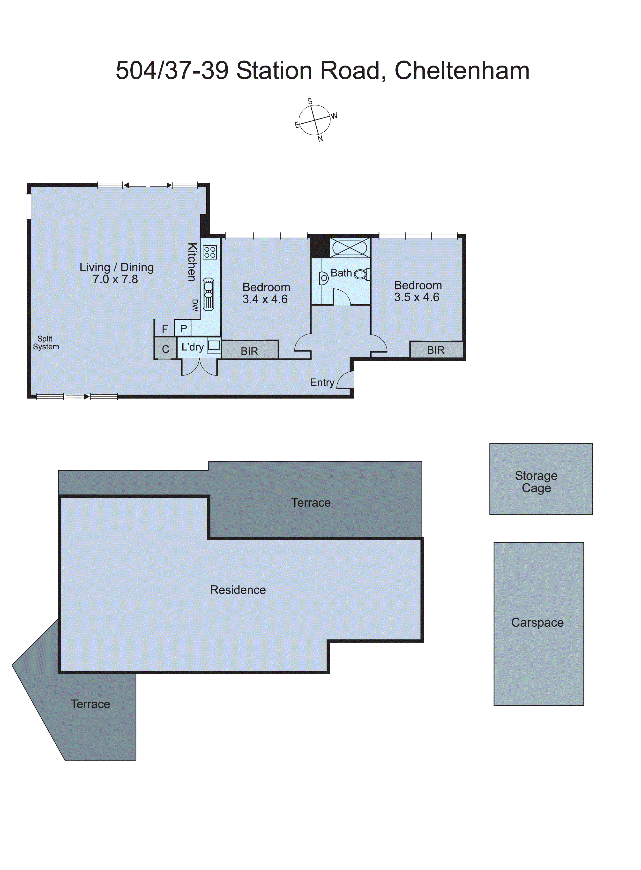 504/37-39 Station Road, Cheltenham VIC 3192 - Floorplan