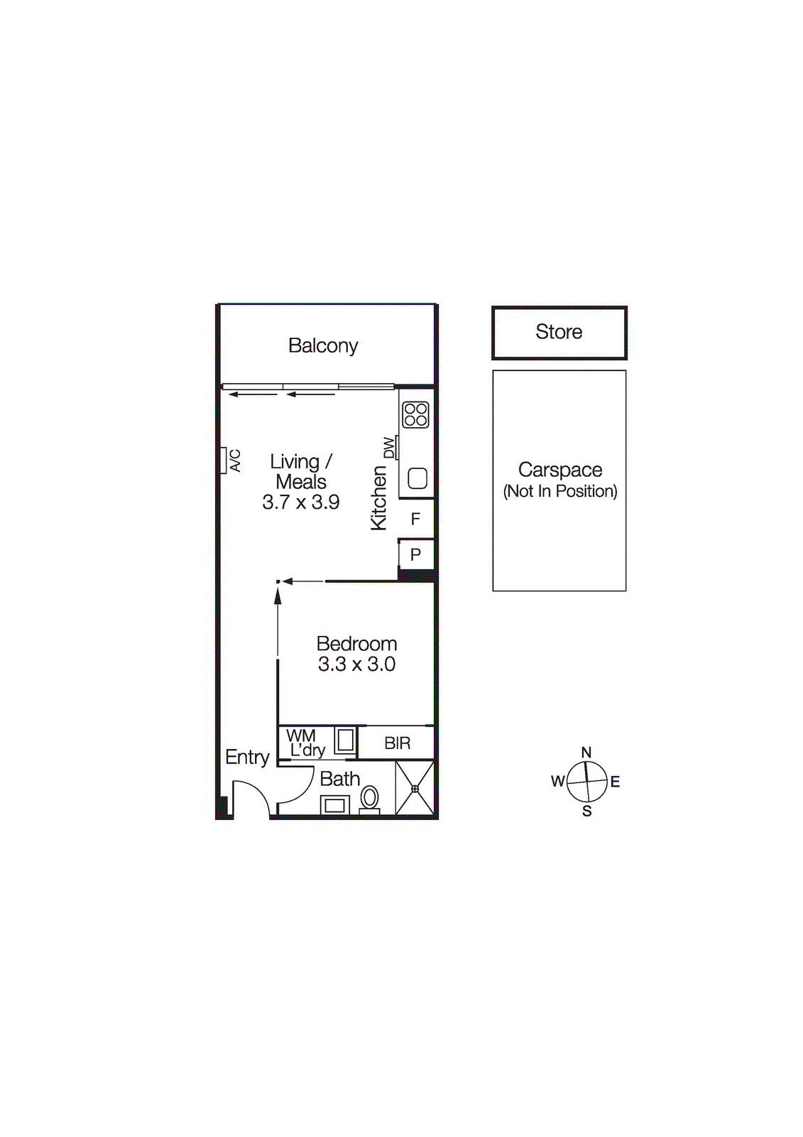 504/6 St Kilda Road, St Kilda VIC 3182 - Floorplan