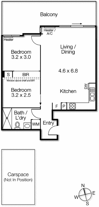 504/7 Greeves Street, St Kilda VIC 3182 - Floorplan