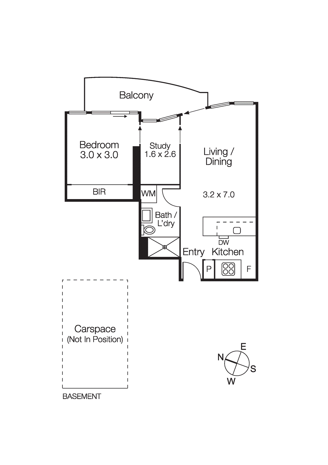 504/74-76 Eastern Road, South Melbourne VIC 3205 - Floorplan