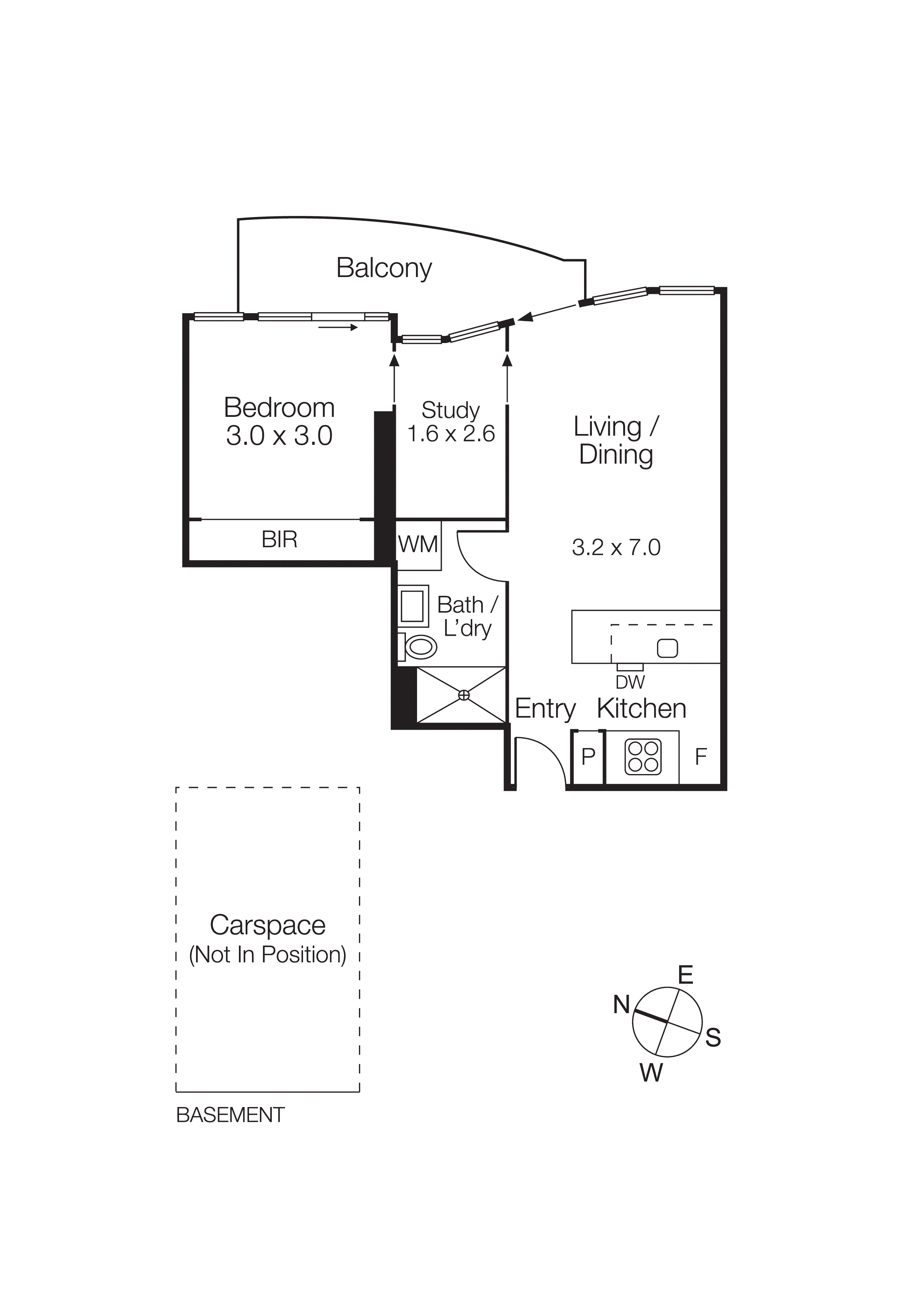 504/74-76 Eastern Road, South Melbourne VIC 3205 - Floorplan