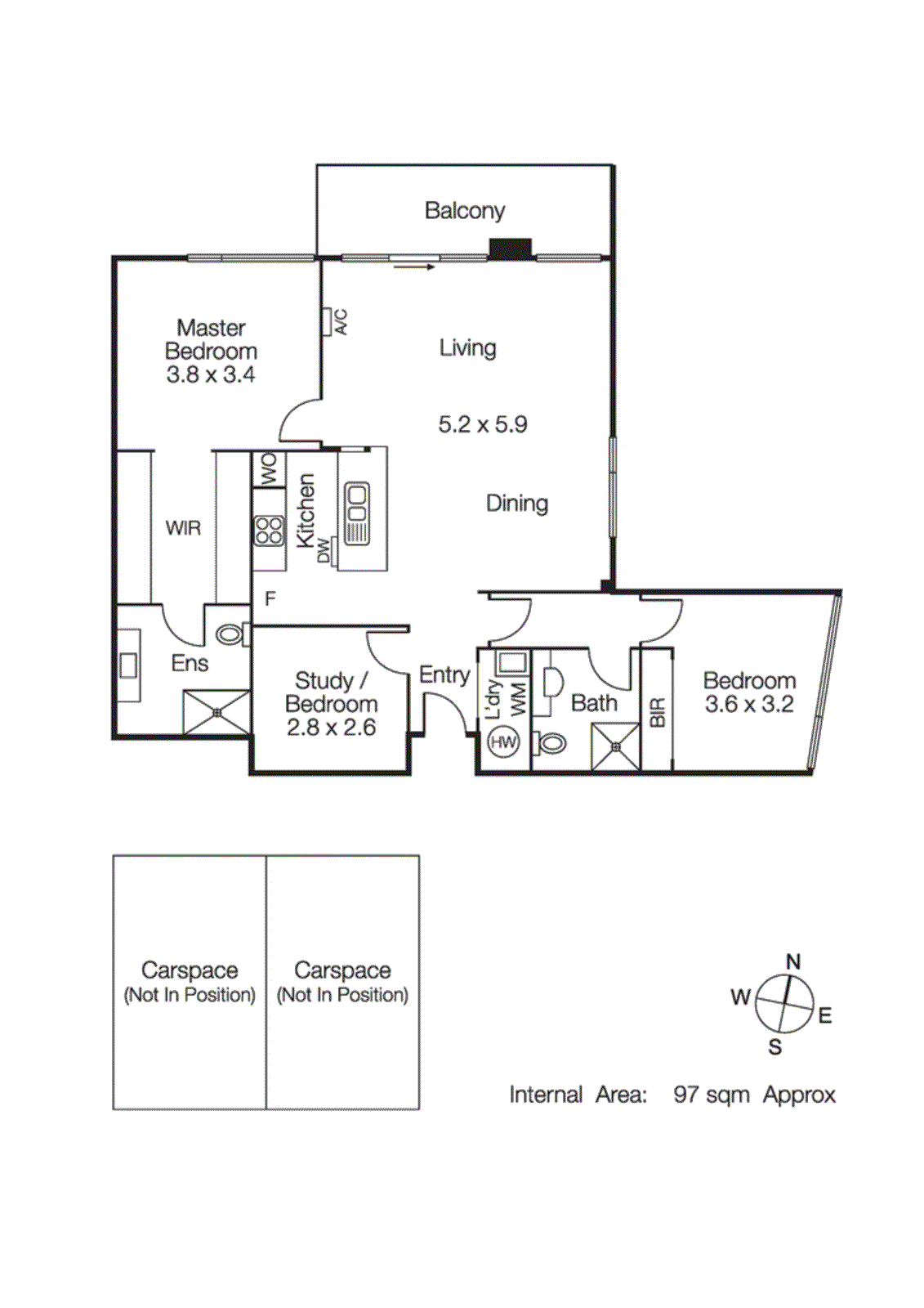 504/78 Eastern Road, South Melbourne VIC 3205 - Floorplan