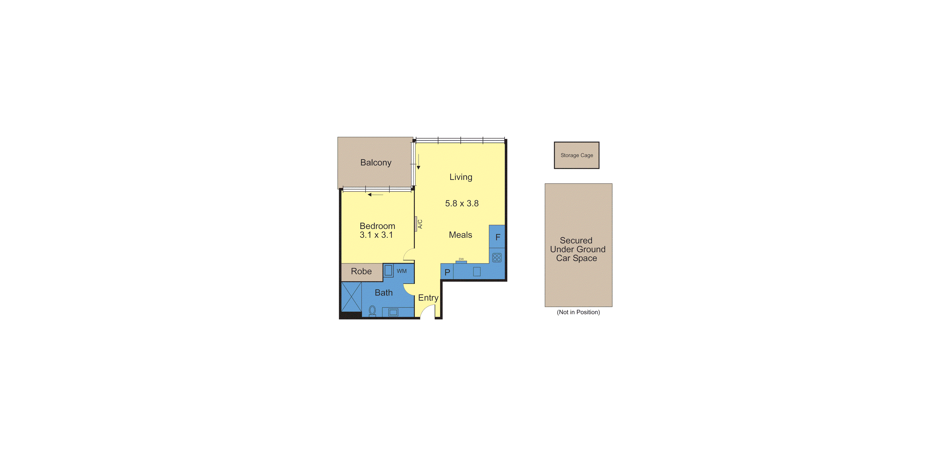 504/85 Market Street, South Melbourne VIC 3205 - Floorplan