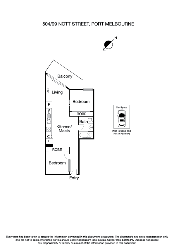504/99 Nott Street, PORT MELBOURNE VIC 3207 - Floorplan