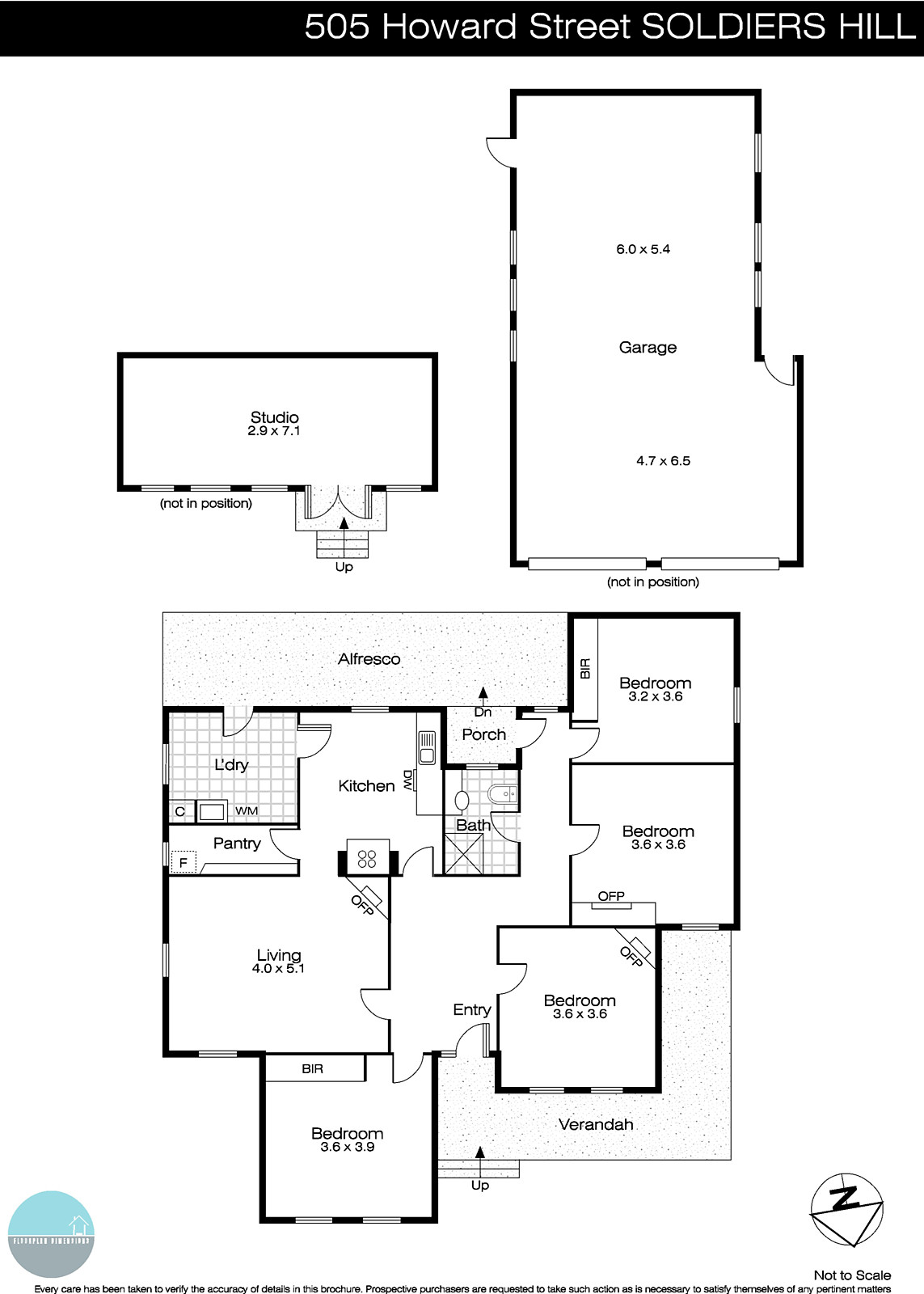 505 Howard Street, Soldiers Hill VIC 3350 - Floorplan