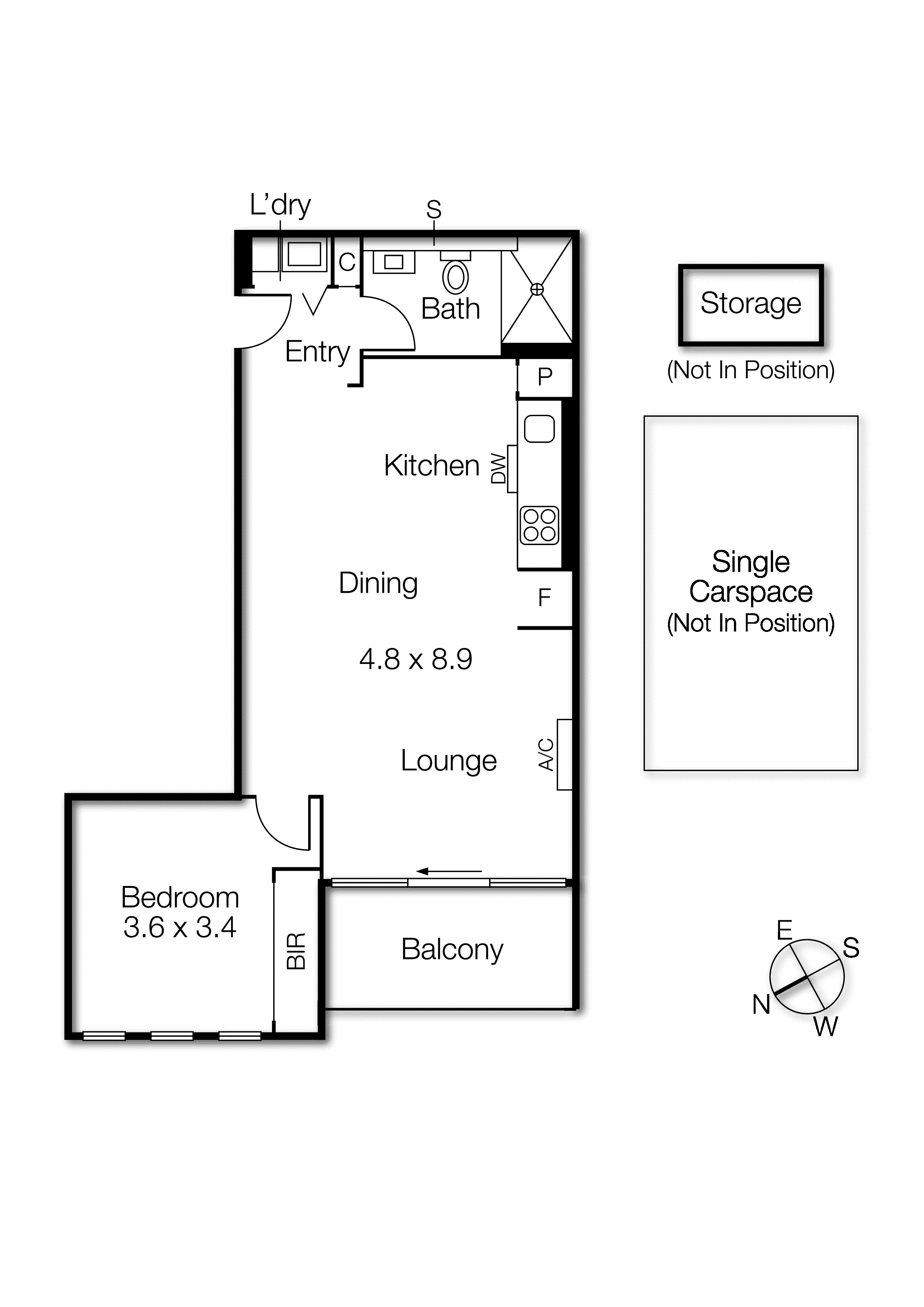 505/115 Nott Street, Port Melbourne VIC 3207 - Floorplan