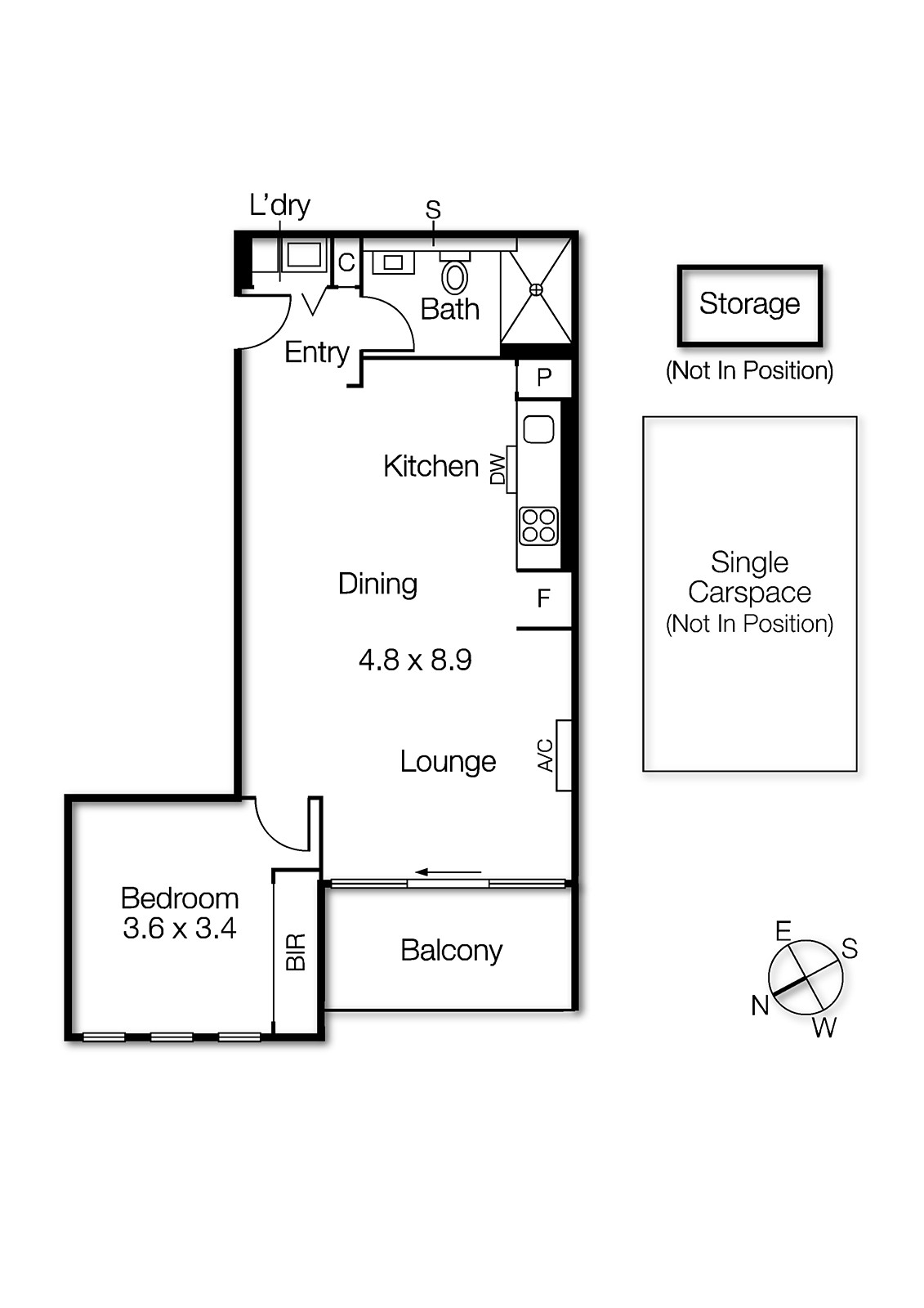 505/115 Nott Street, Port Melbourne VIC 3207 - Floorplan