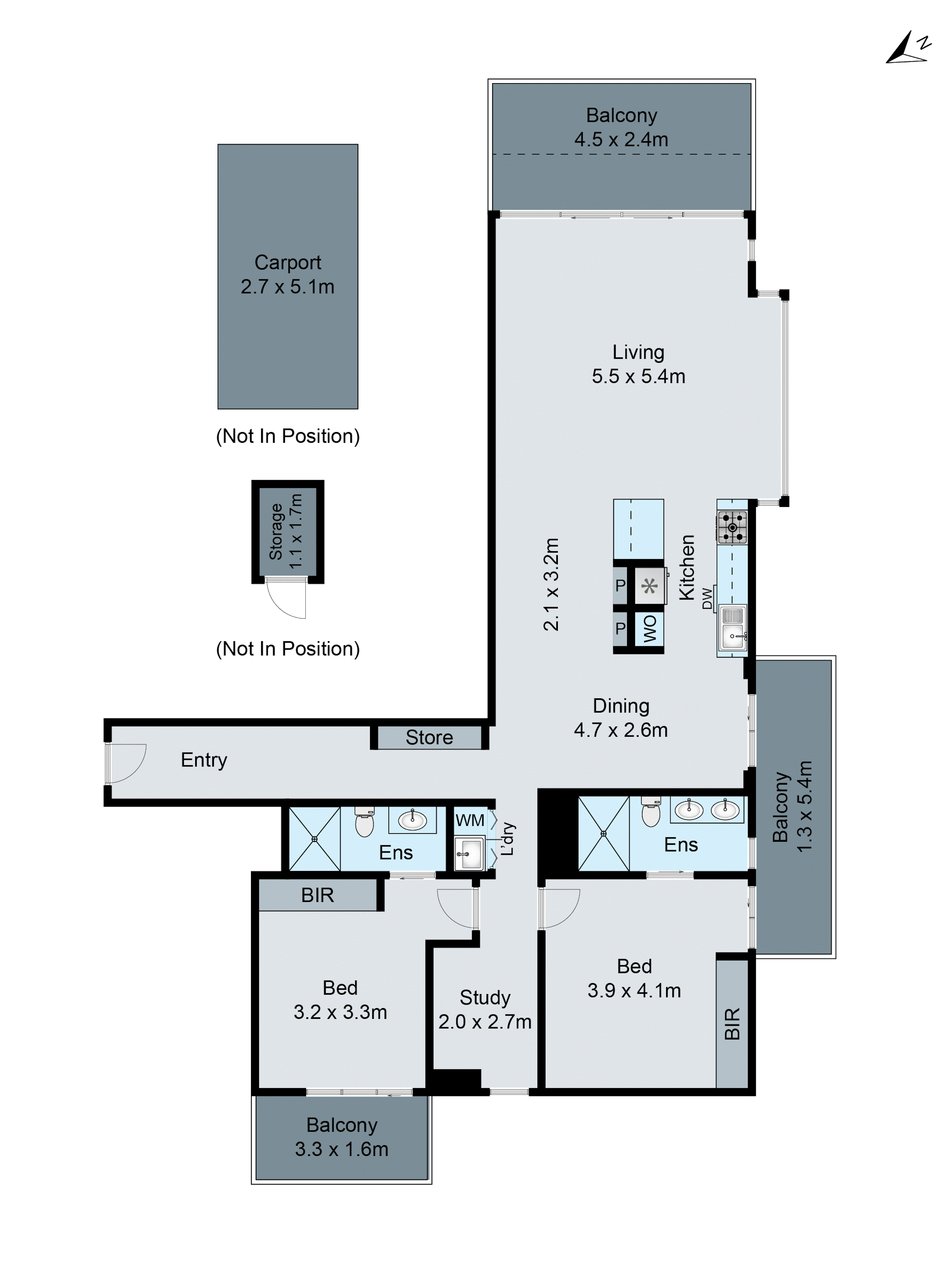 505/120 Brougham Street, Geelong VIC 3220 - Floorplan