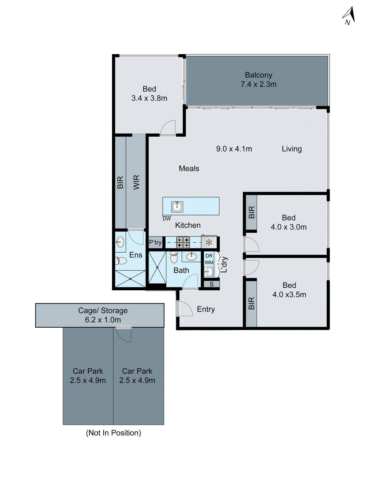 505/18 Cavendish Street, Geelong VIC 3220 - Floorplan