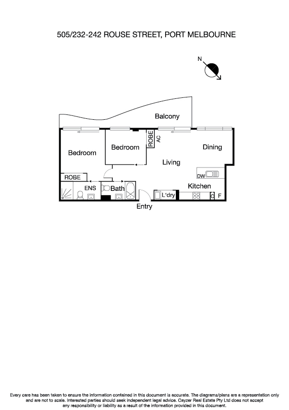 505/232-242 Rouse Street, PORT MELBOURNE VIC 3207 - Floorplan