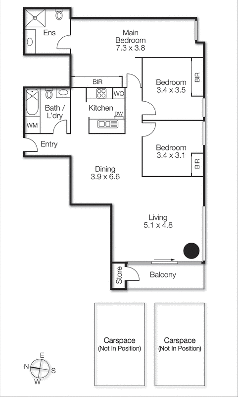505/480 St Kilda Road, Melbourne VIC 3004 - Floorplan