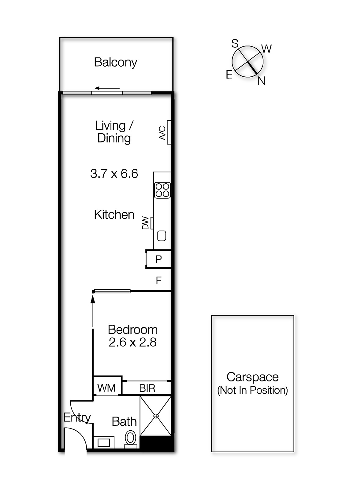 505/99 Dow Street, Port Melbourne VIC 3207 - Floorplan