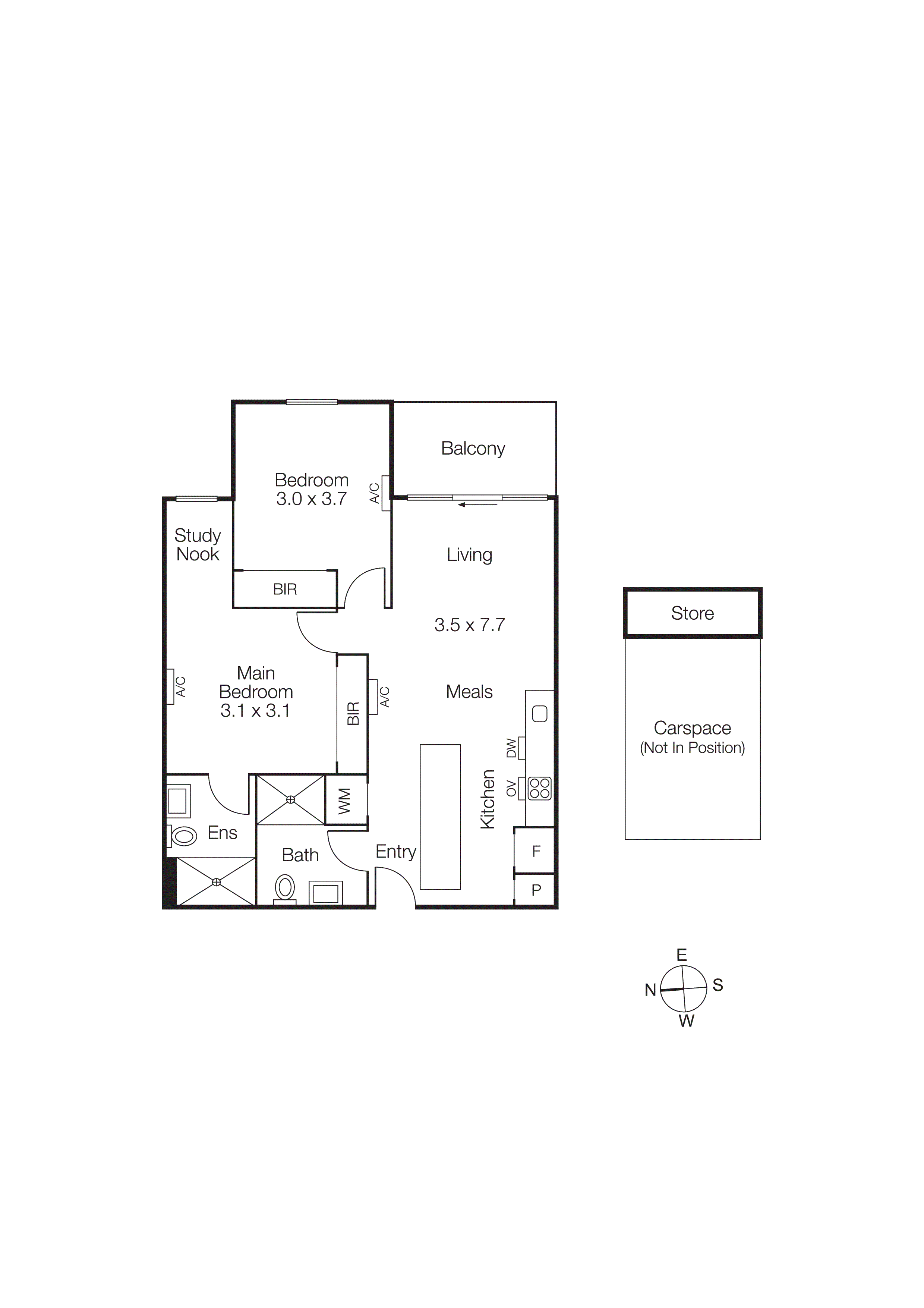 505a/60 Dorcas Street, South Melbourne VIC 3205 - Floorplan