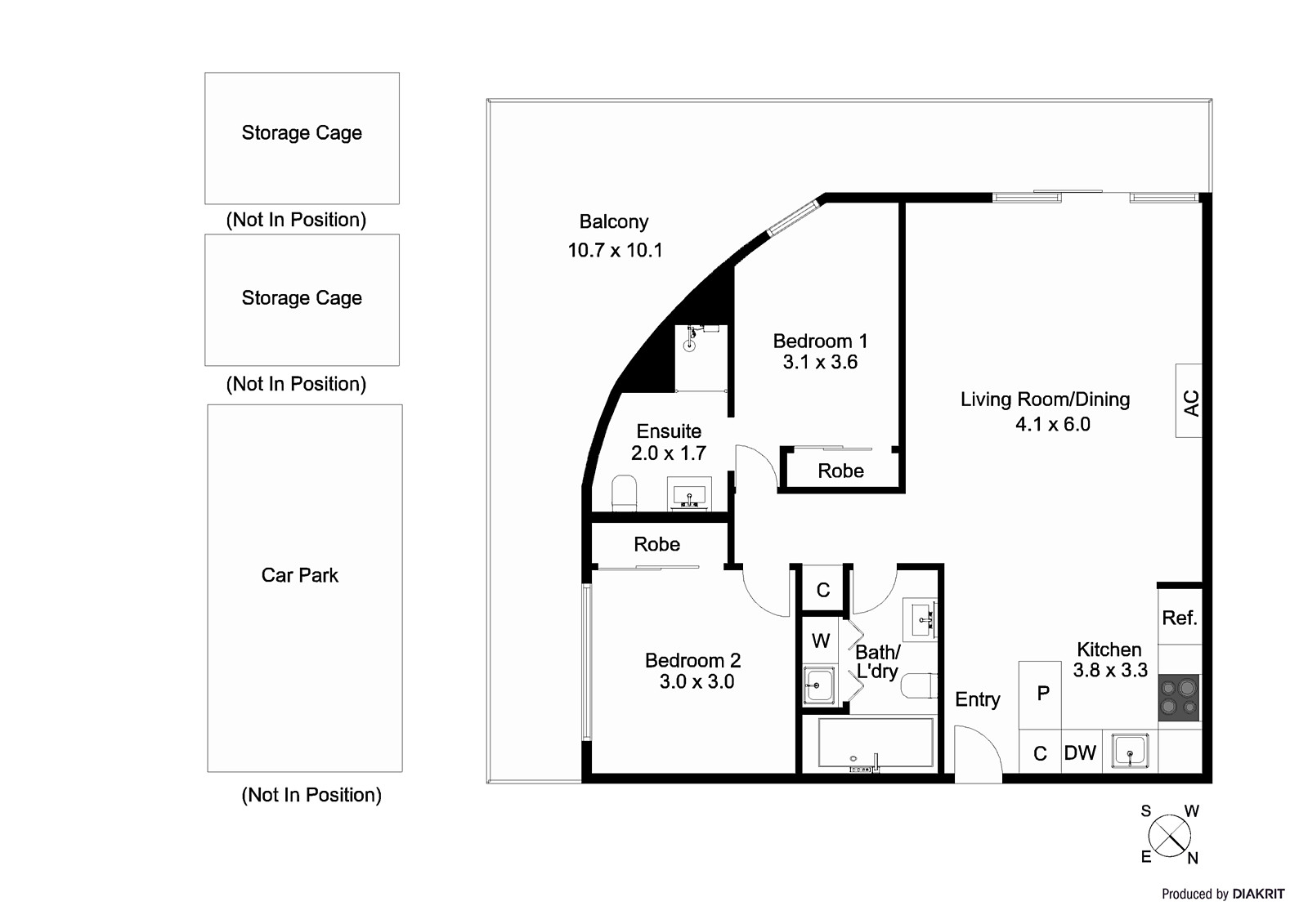 506/163 Inkerman Street, St Kilda VIC 3182 - Floorplan