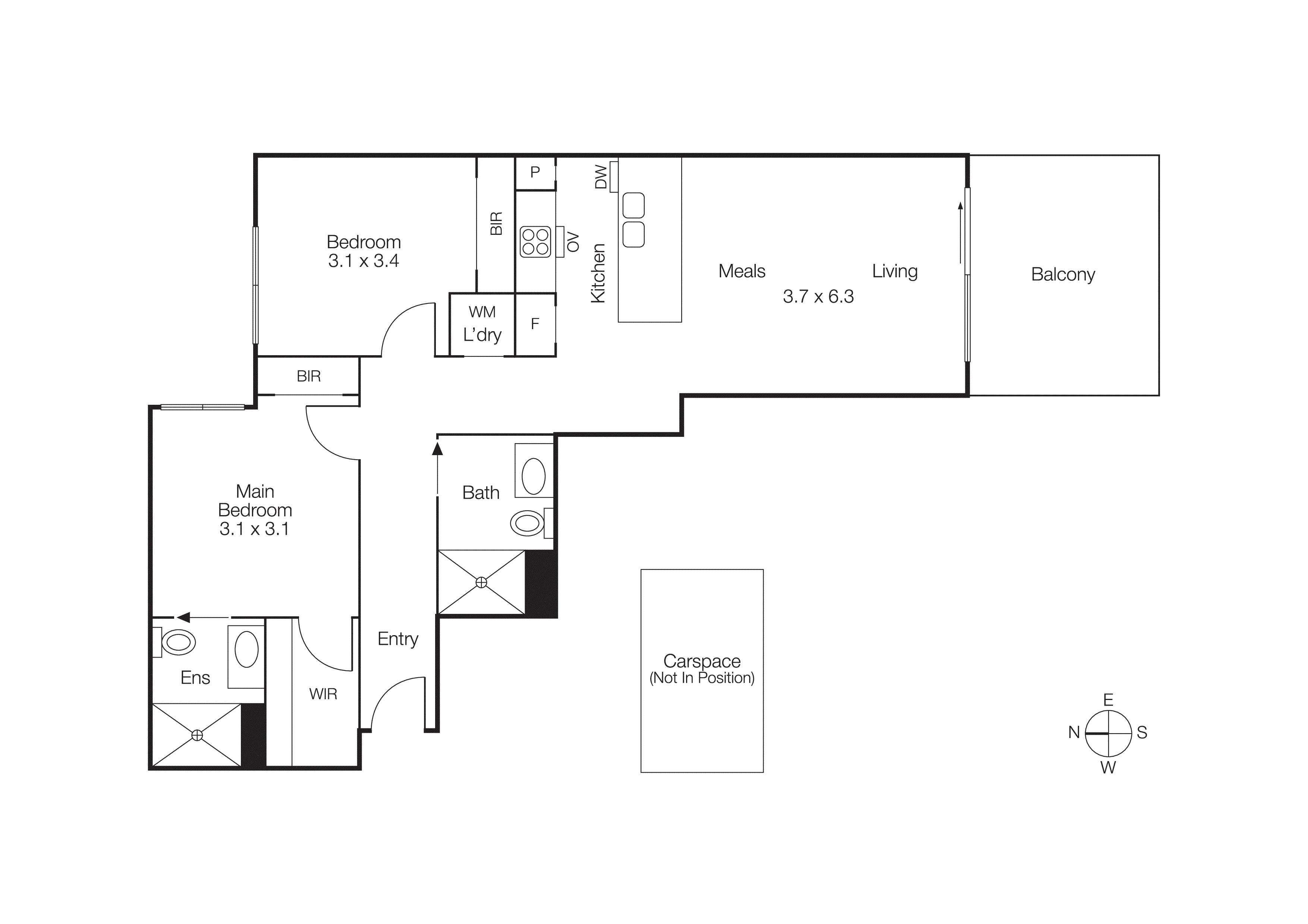 506/181 Fitzroy Street, St Kilda VIC 3182 - Floorplan