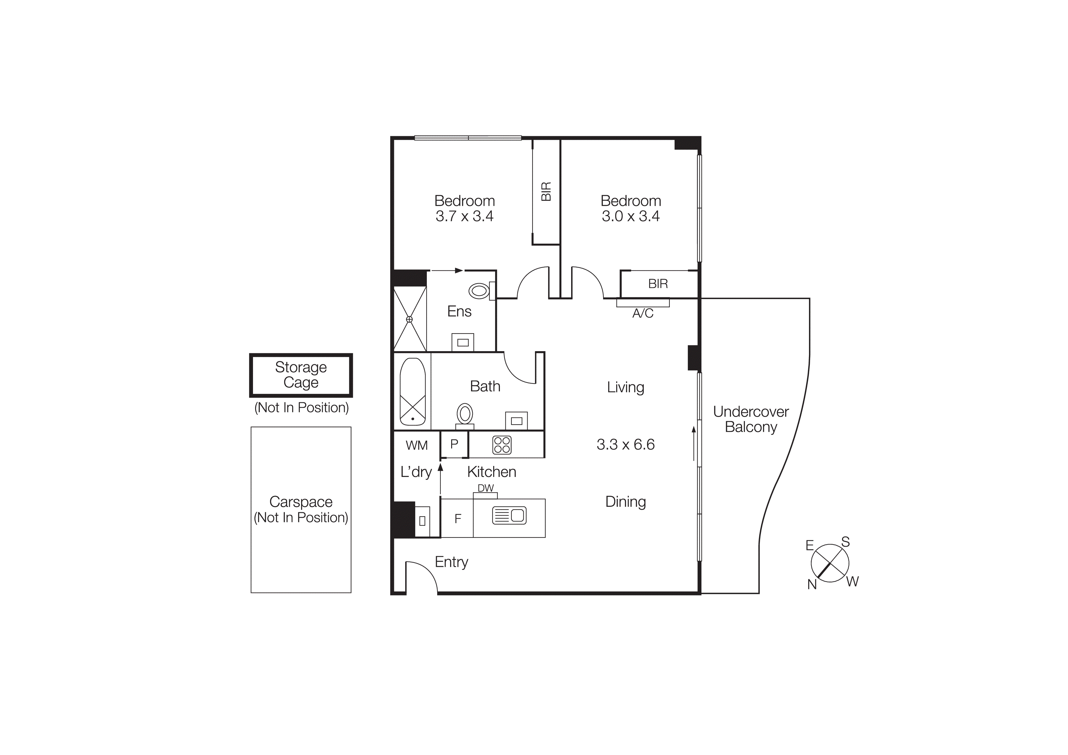 506/232-242 Rouse Street, Port Melbourne VIC 3207 - Floorplan