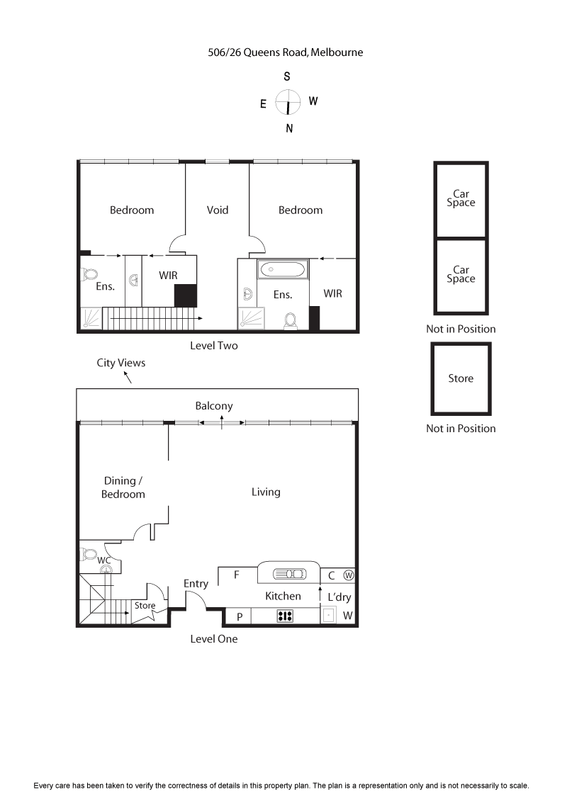 506/26 Queens Road, MELBOURNE VIC 3004 - Floorplan