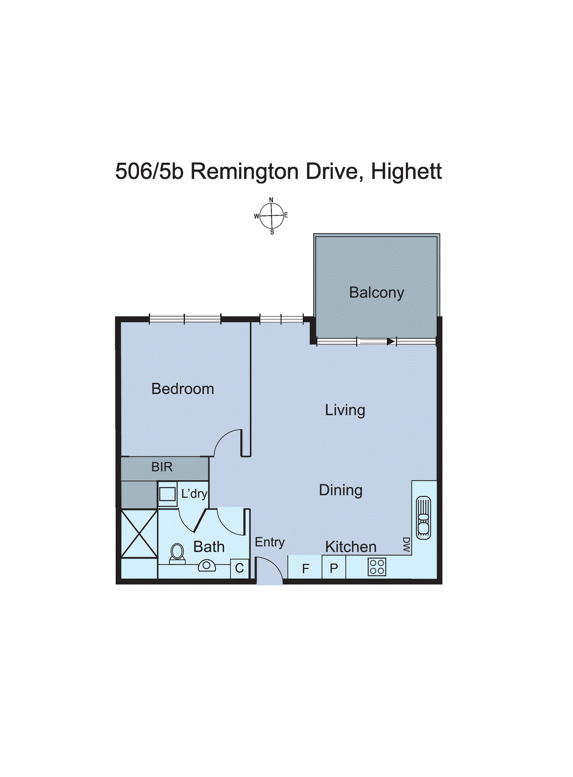 506/5B Remington Drive, Highett VIC 3190 - Floorplan
