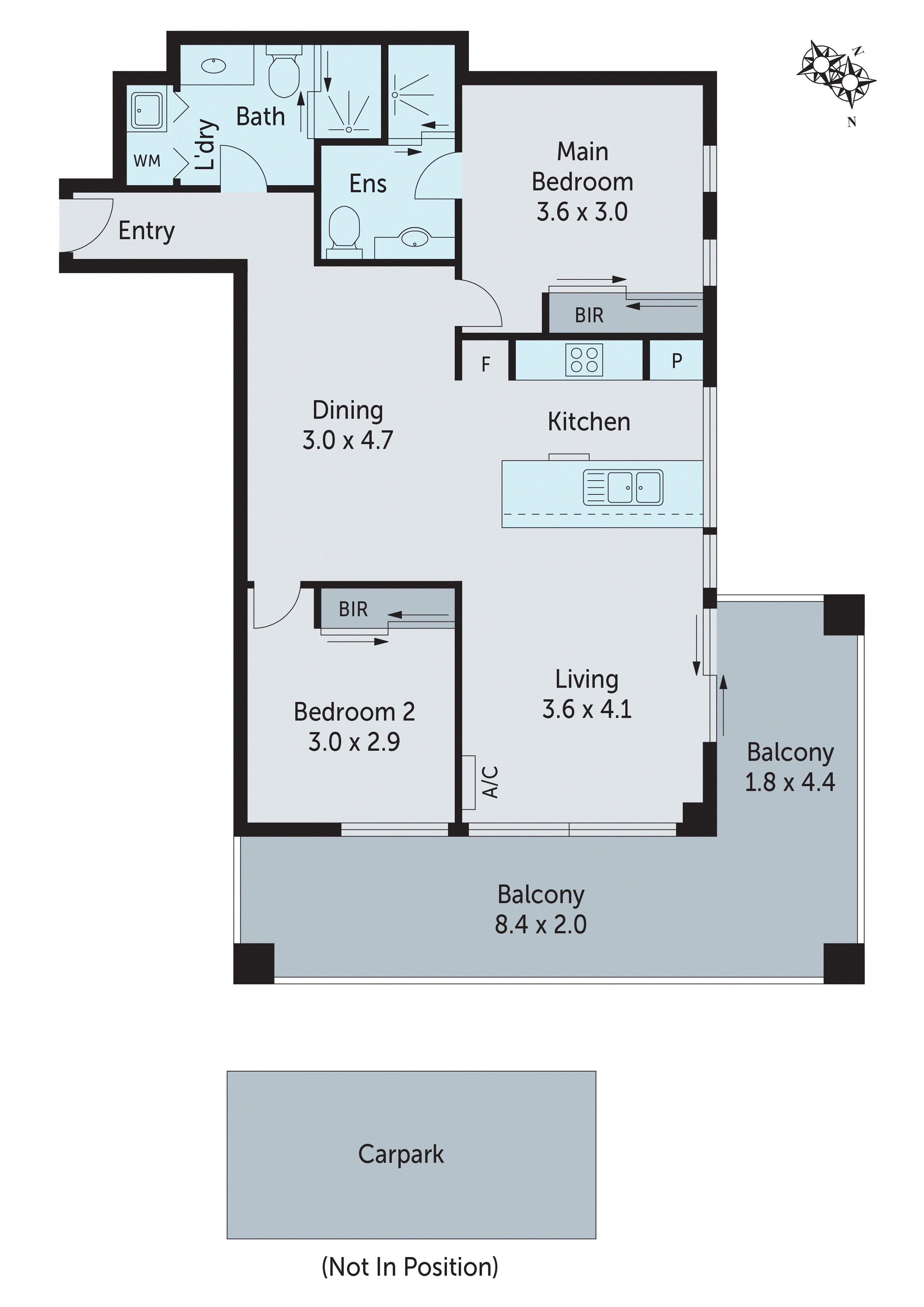 506/8 Gheringhap Street, Geelong VIC 3220 - Floorplan