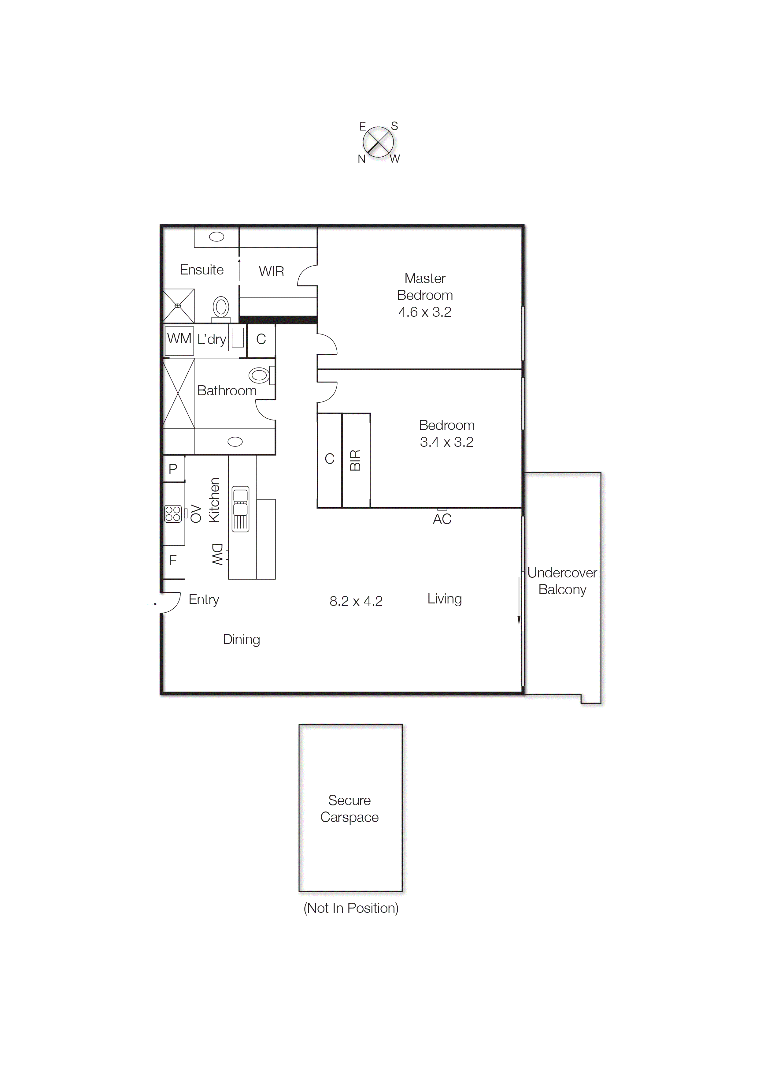 506G/93 Dow Street, Port Melbourne VIC 3207 - Floorplan