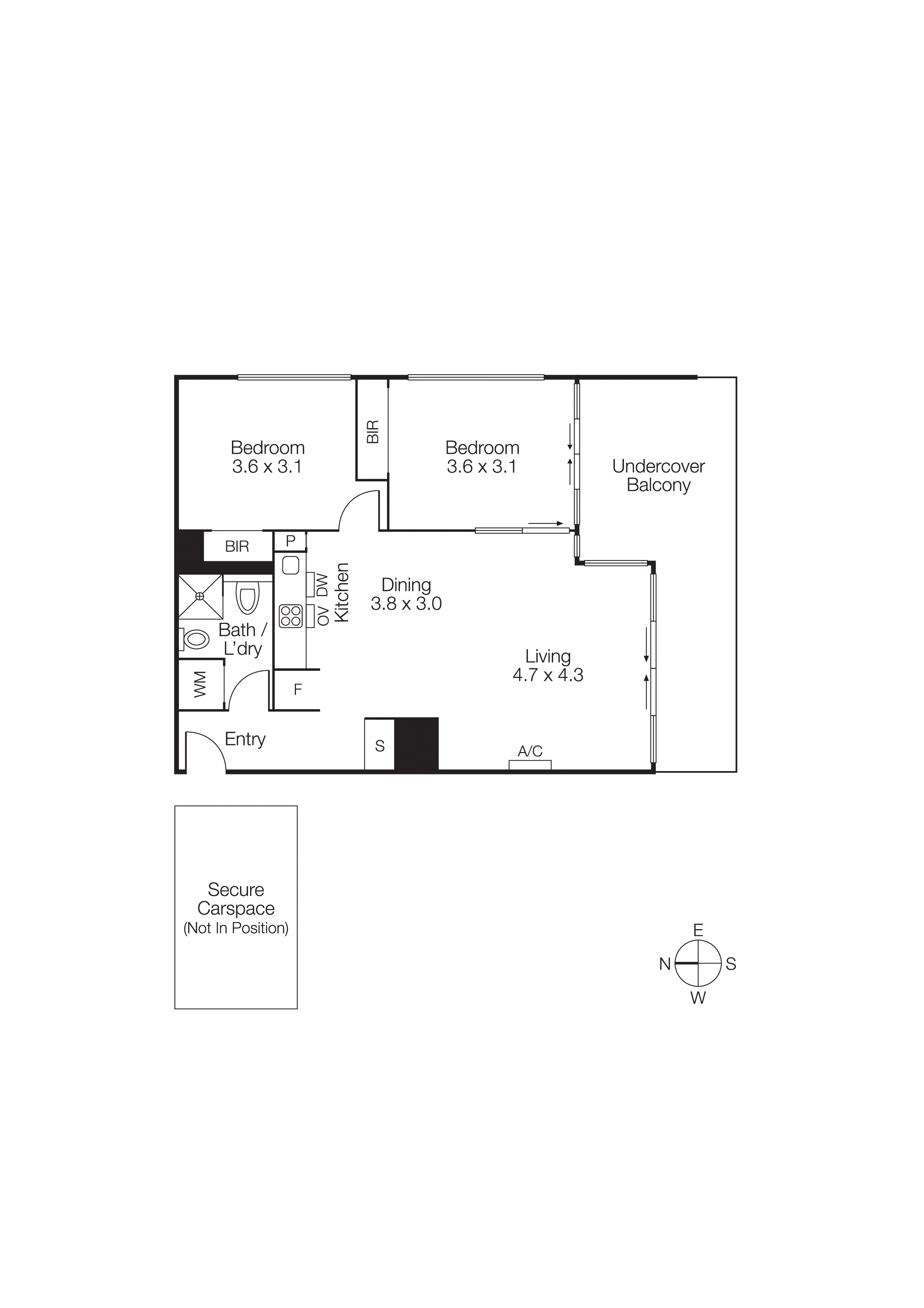 507/1 Danks Street West, Port Melbourne VIC 3207 - Floorplan
