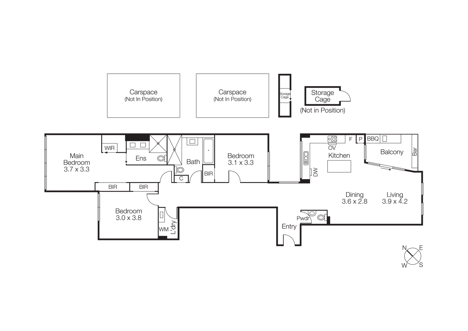 507/216 Rouse Street, Port Melbourne VIC 3207 - Floorplan