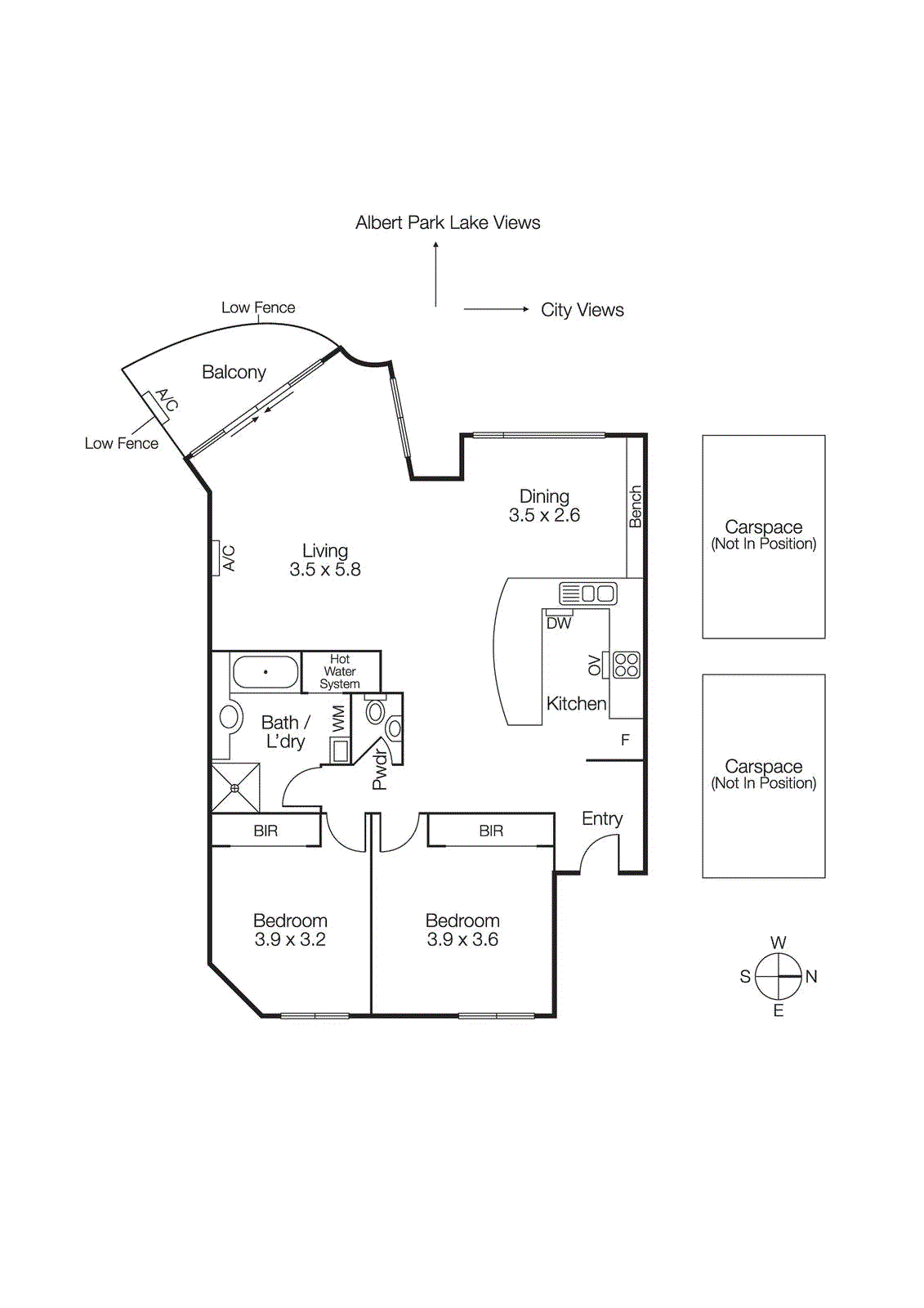 507/23 Queens Road, Melbourne VIC 3004 - Floorplan