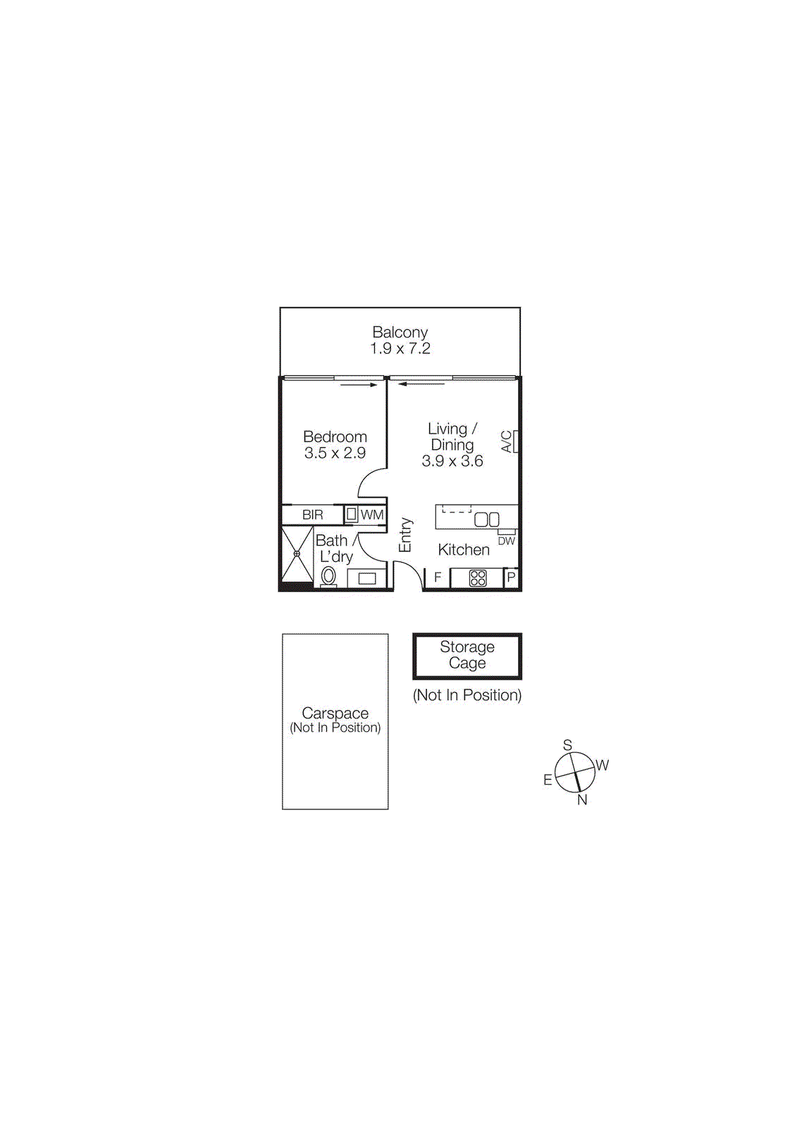 507/242 High Street, Windsor VIC 3181 - Floorplan
