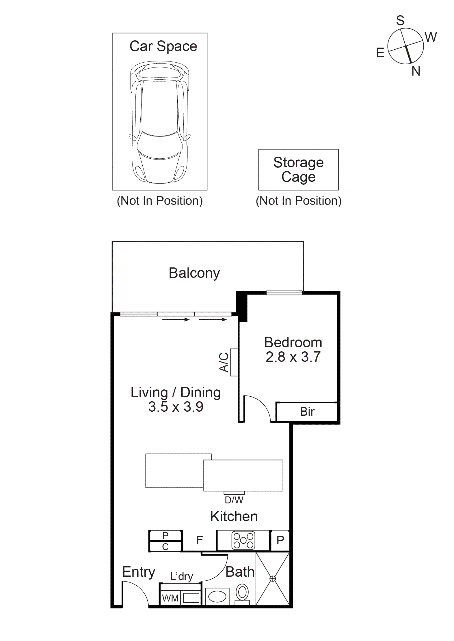 507/5 Sovereign Point Court, Doncaster VIC 3108 - Floorplan