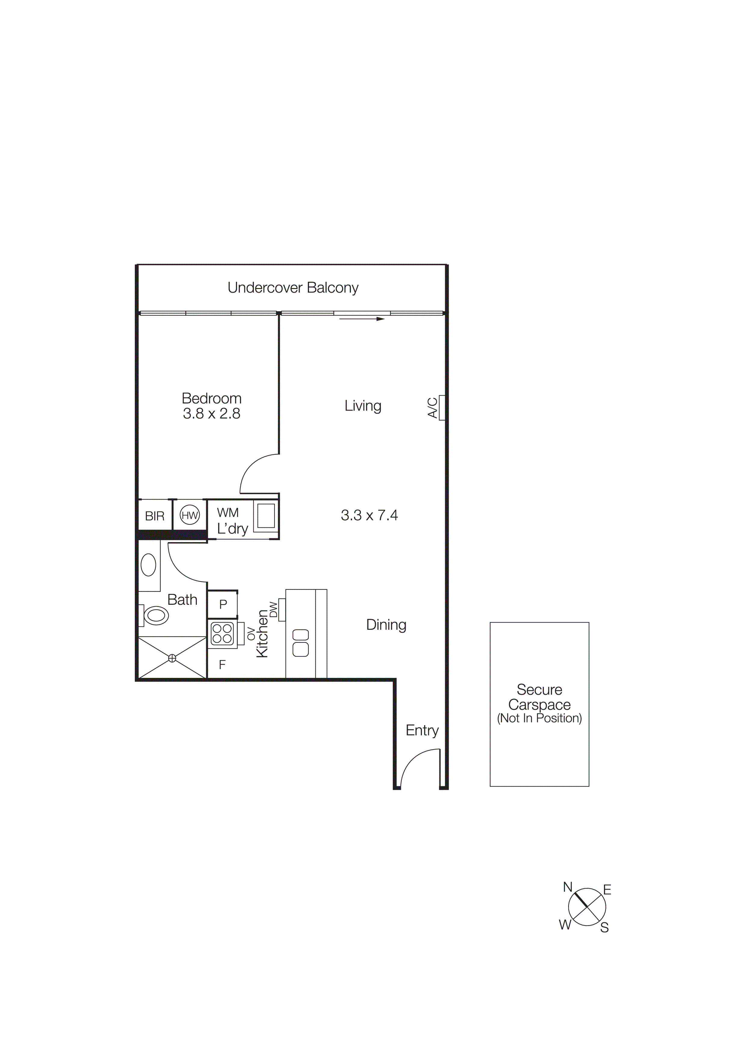 507/55 Bay Street, Port Melbourne VIC 3207 - Floorplan