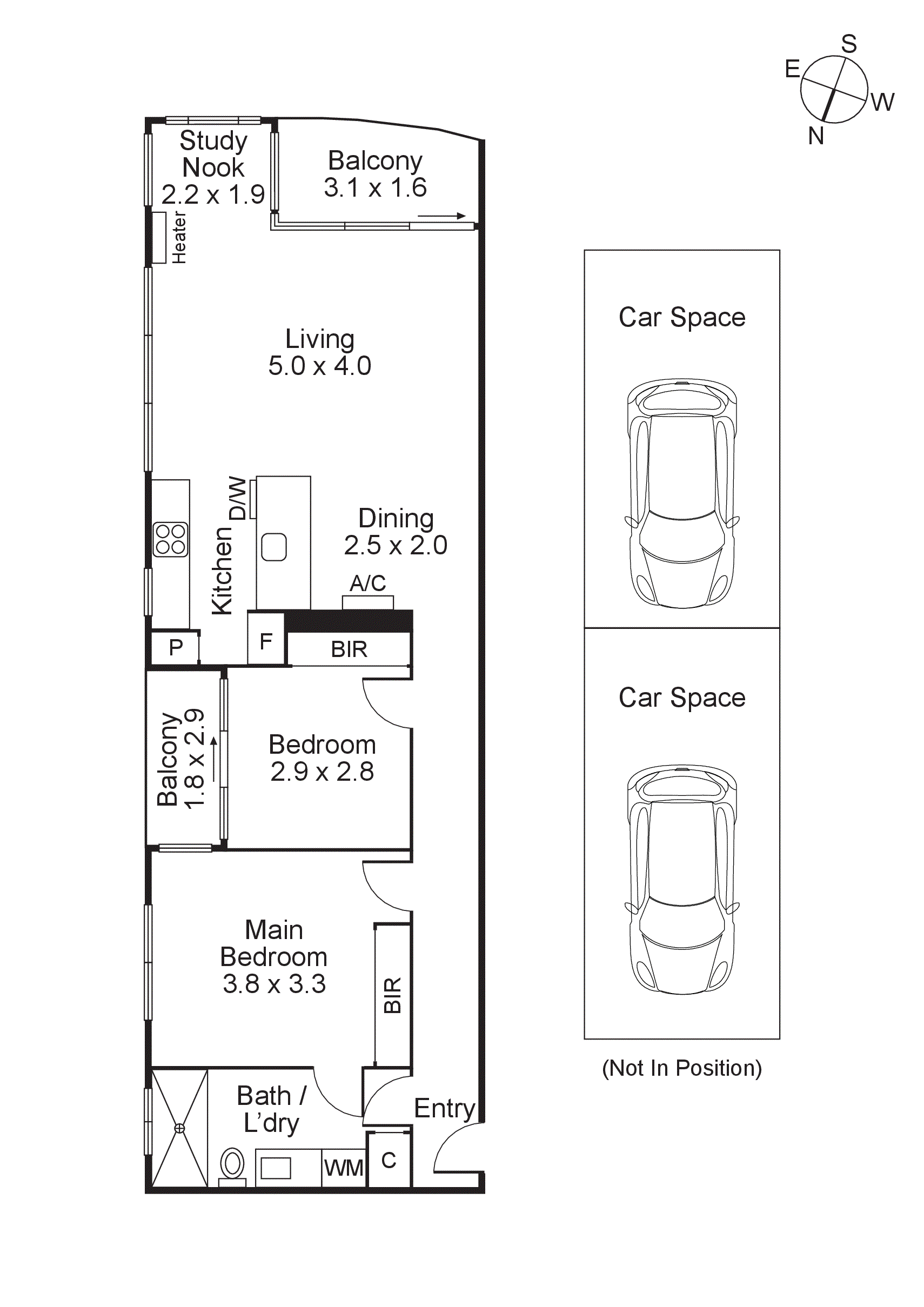 507/83 Queens Road, Melbourne VIC 3004 - Floorplan