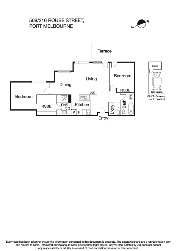 508/216 Rouse Street, PORT MELBOURNE VIC 3207 - Floorplan