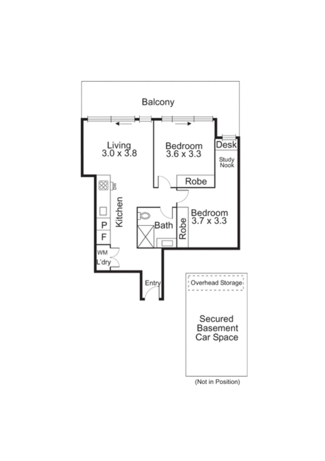 508/25-29 Alma Road, St Kilda VIC 3182 - Floorplan