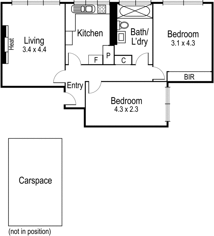 50/9 Fulton Street, St Kilda East VIC 3183 - Floorplan