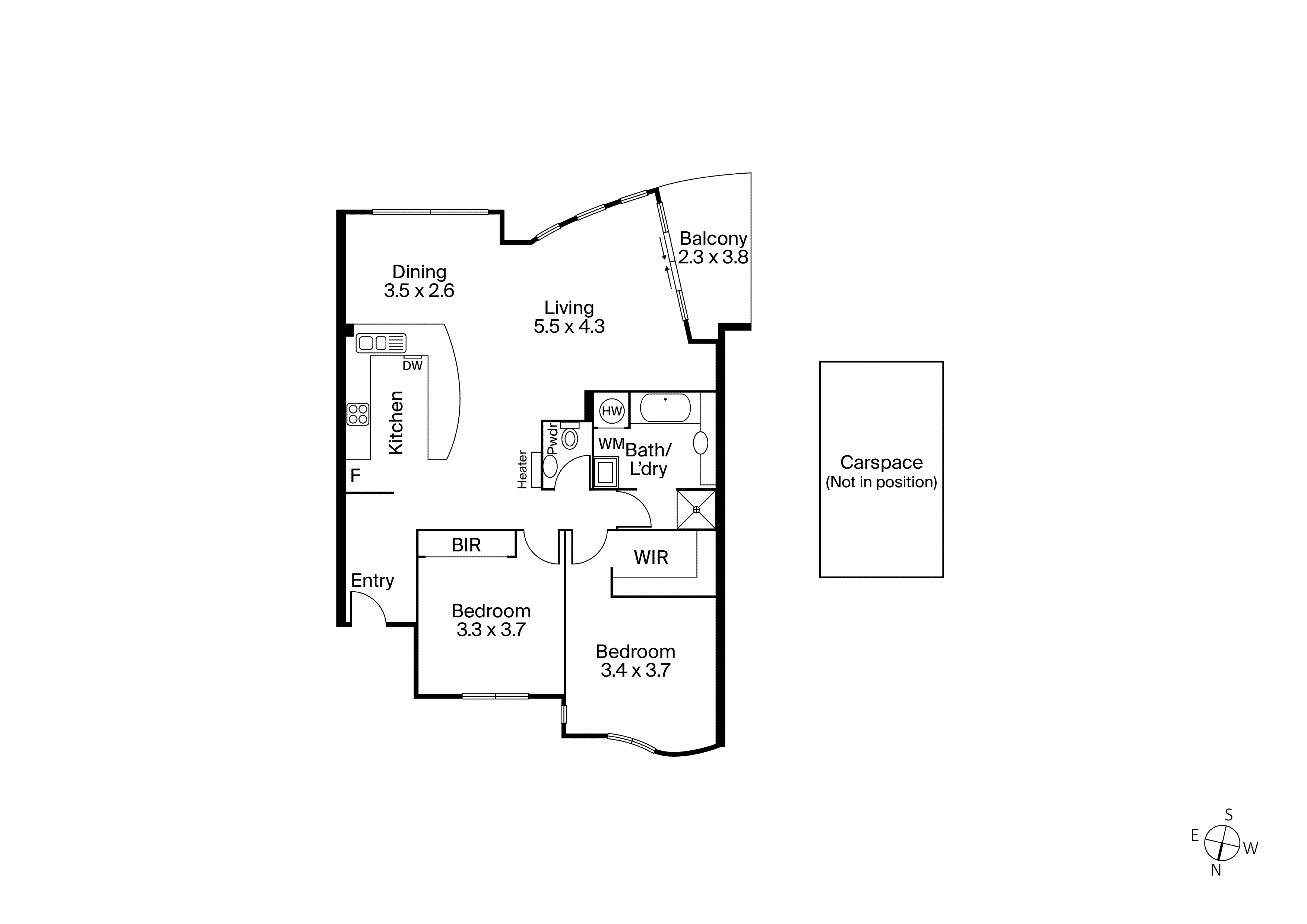 509/23 Queens Road, Melbourne VIC 3004 - Floorplan