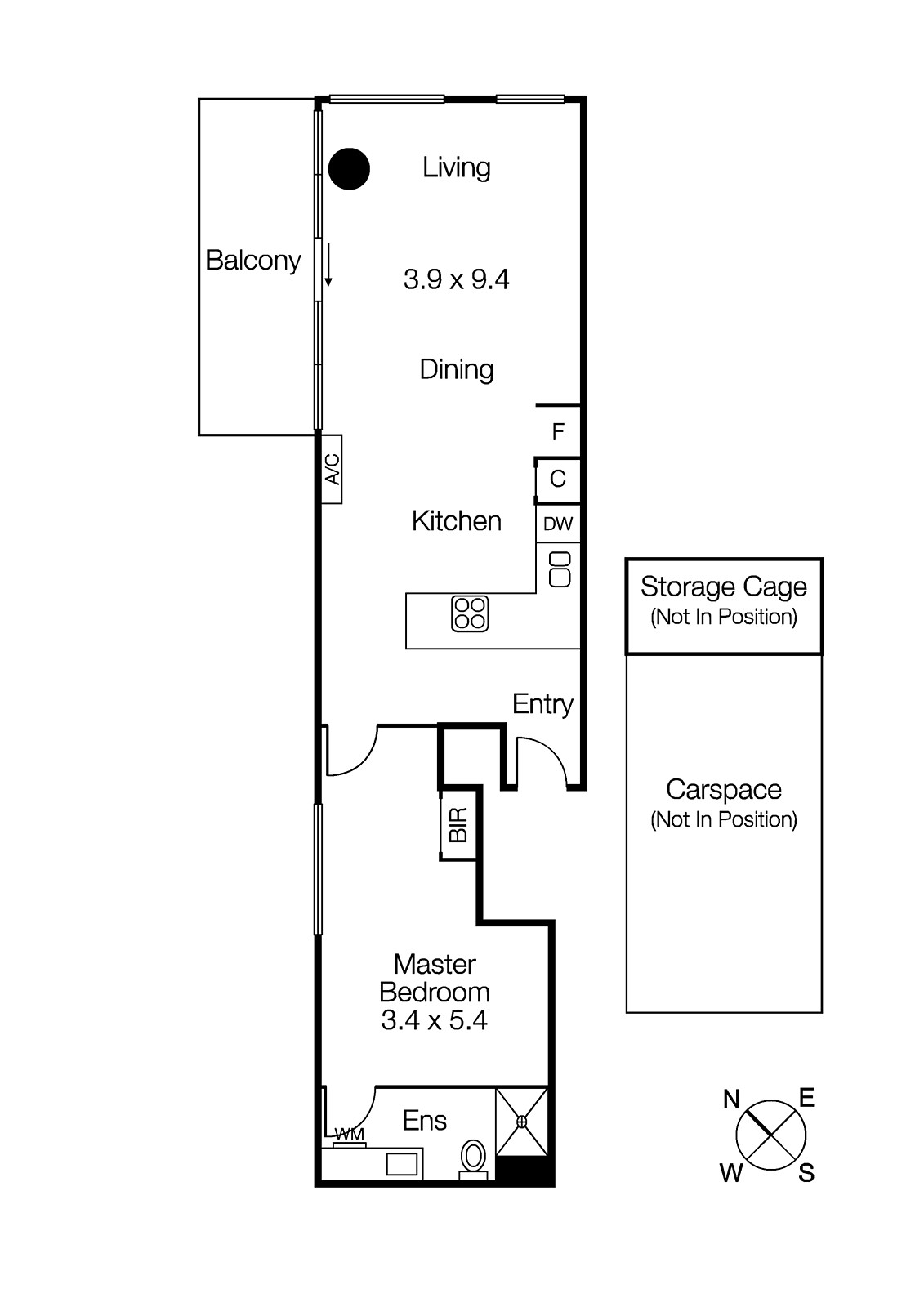 509/83 Queens Road, Melbourne VIC 3004 - Floorplan