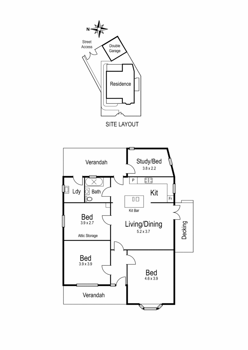 51 Bellairs Avenue, YARRAVILLE VIC 3013 - Floorplan