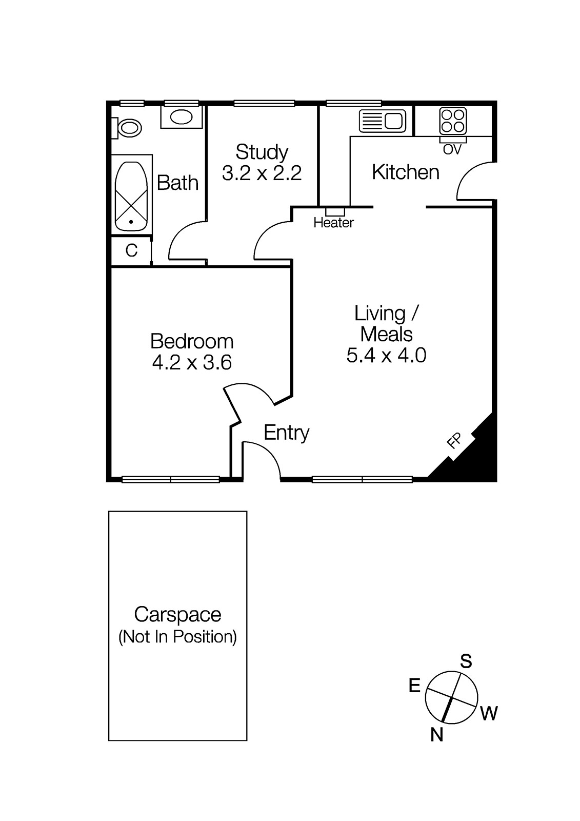 5/1 Coleridge Street, Elwood VIC 3184 - Floorplan
