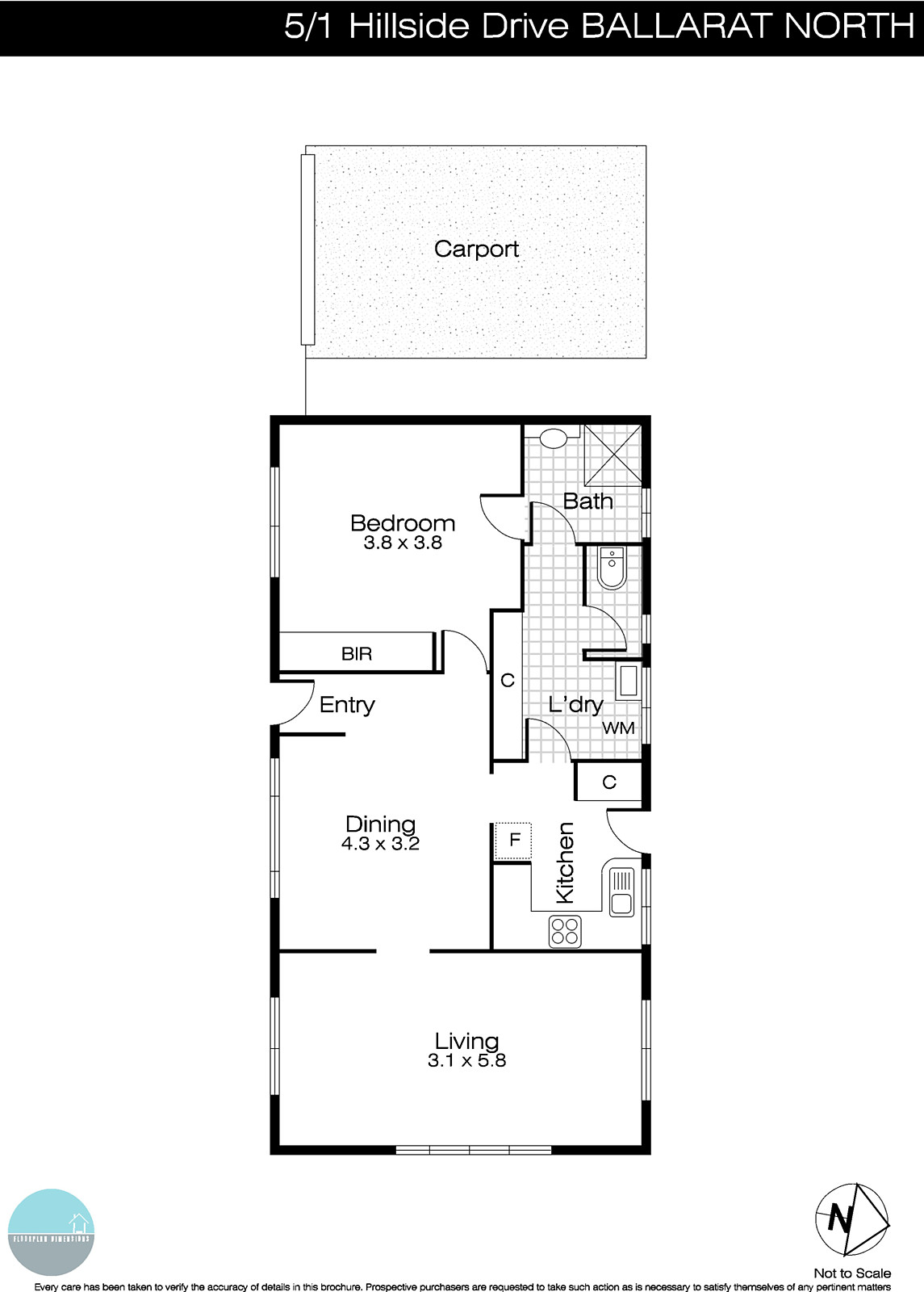 5/1 Hillside Drive, Ballarat North VIC 3350 - Floorplan