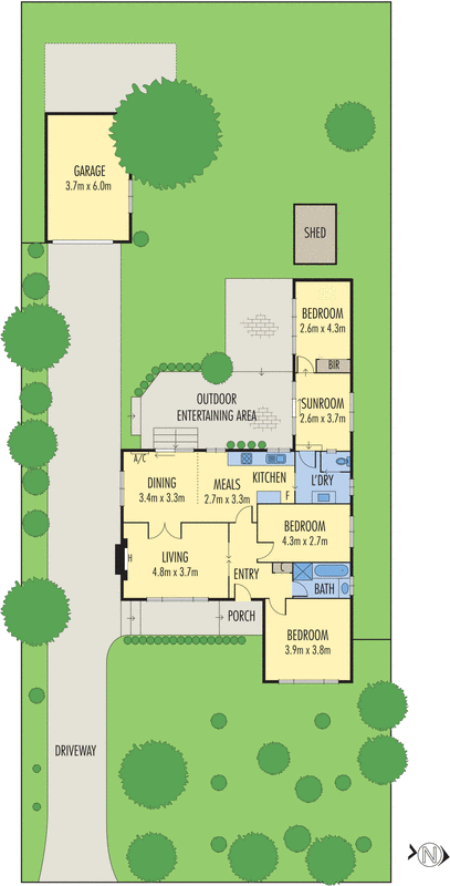 51 Howard Avenue, Mount Waverley VIC 3149 - Floorplan