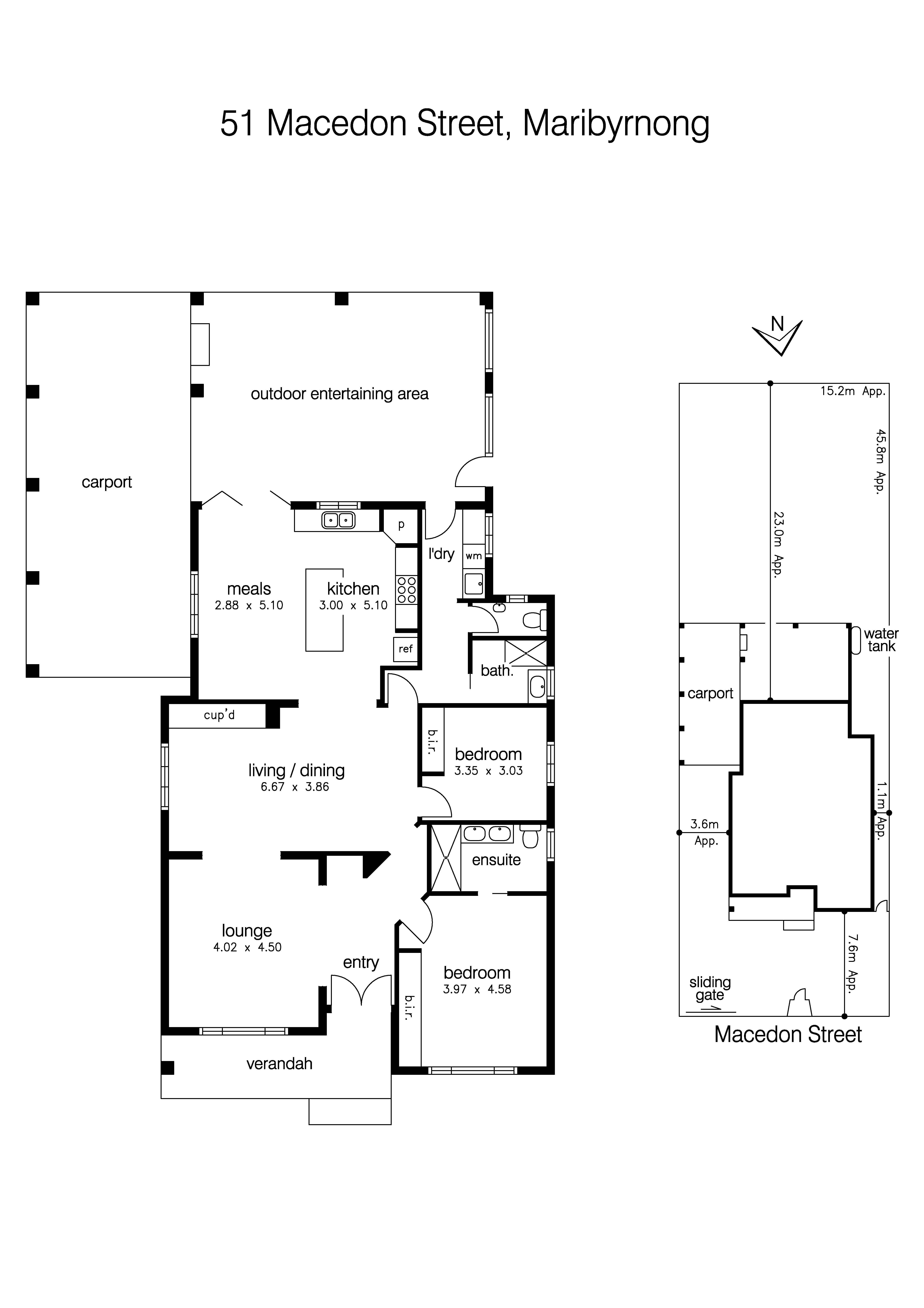 51 Macedon Street, MARIBYRNONG VIC 3032 - Floorplan