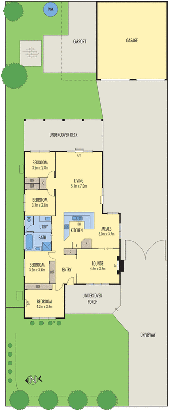 51 Marshall Avenue, Clayton VIC 3168 - Floorplan