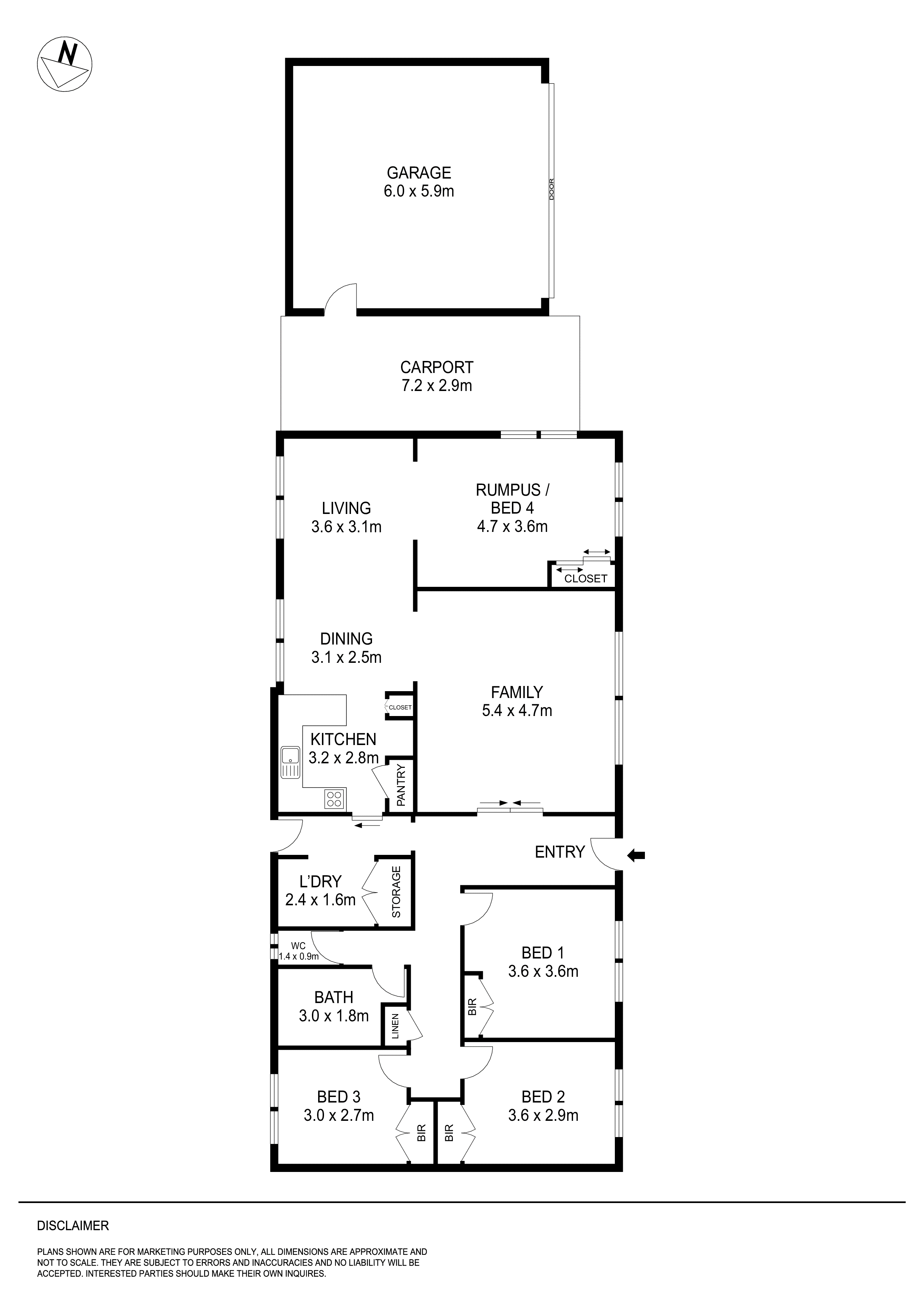 51 Nine Mile Road, Napoleons VIC 3352 - Floorplan