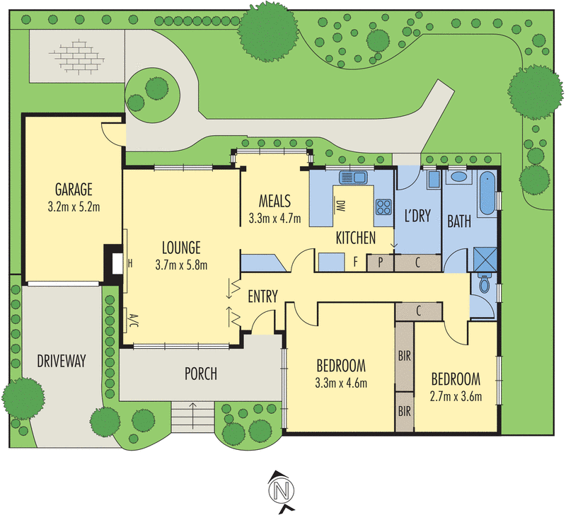 5/1 Outlook Drive, Camberwell VIC 3124 - Floorplan