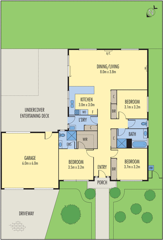 51 Paramount Crescent, St Albans Park VIC 3219 - Floorplan