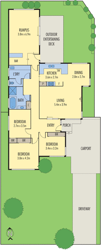 51 Regent Street, Whittington VIC 3219 - Floorplan