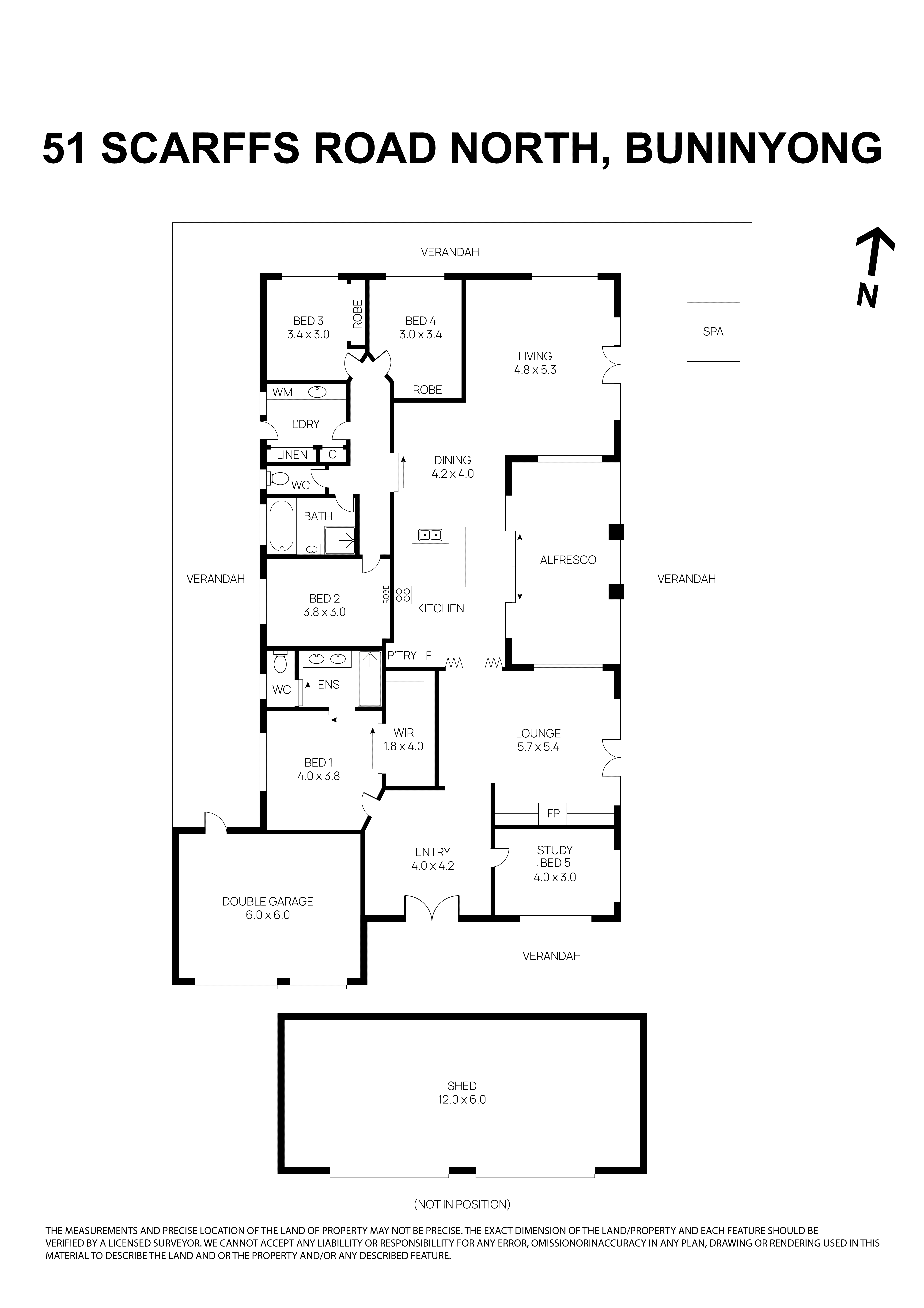 51 Scarffs Road North, Buninyong VIC 3357 - Floorplan