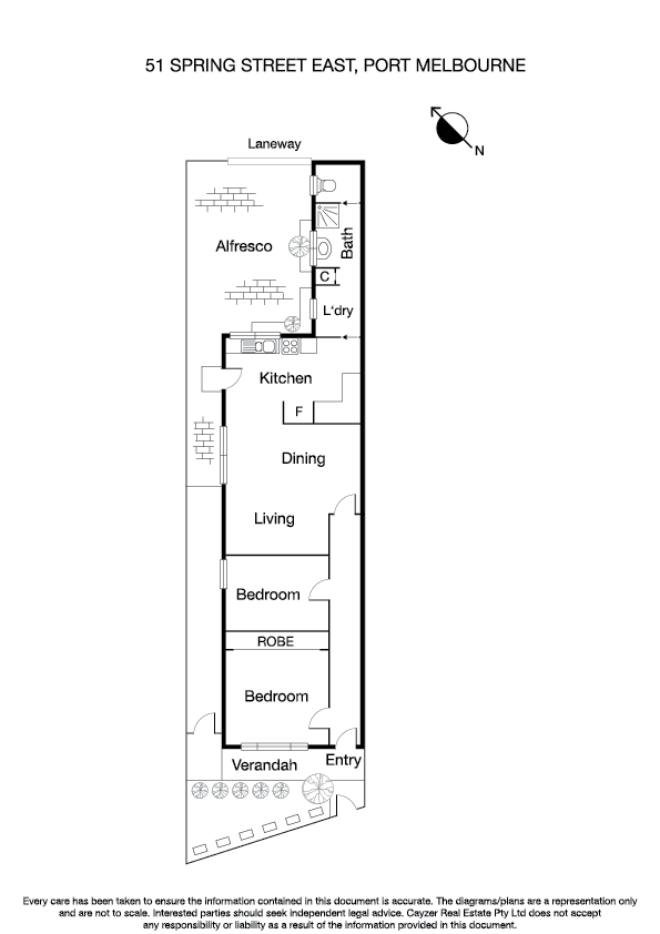 51 Spring Street East, PORT MELBOURNE VIC 3207 - Floorplan
