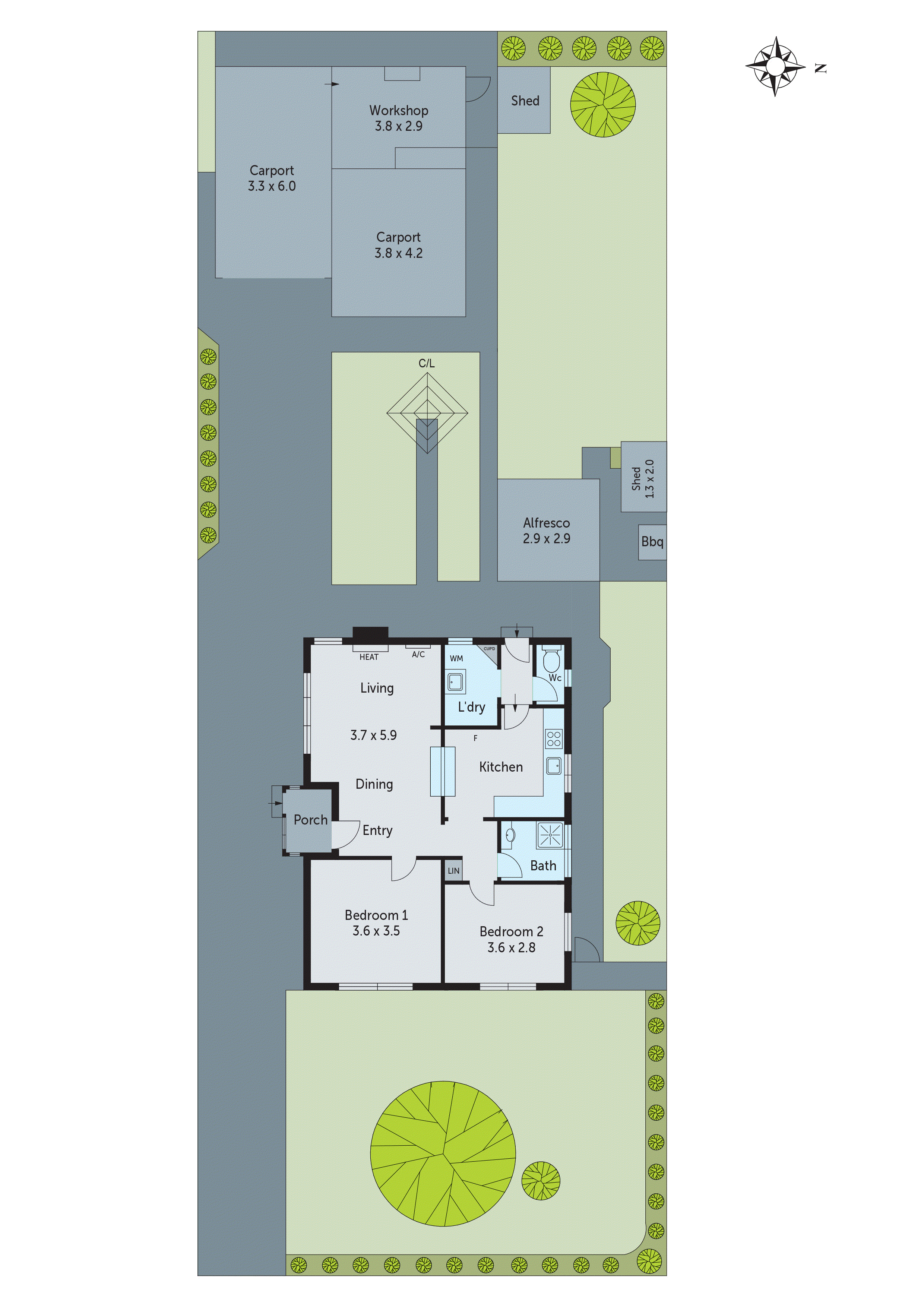 51 Waitara Grove, Norlane VIC 3214 - Floorplan